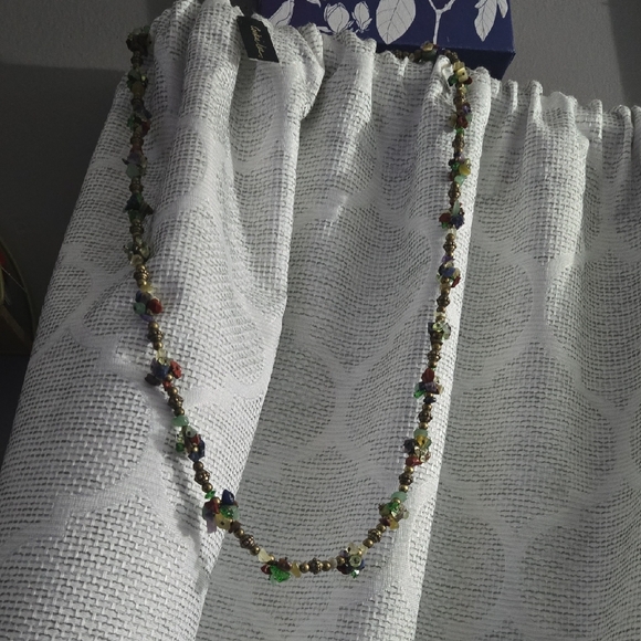 Cookie Lee Jewelry - Cookie Lee Multi-Colored Beaded Necklace
